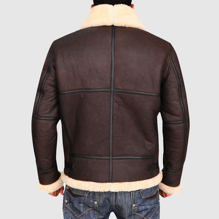 Best Shearling Leather Bomber Jacket & coat