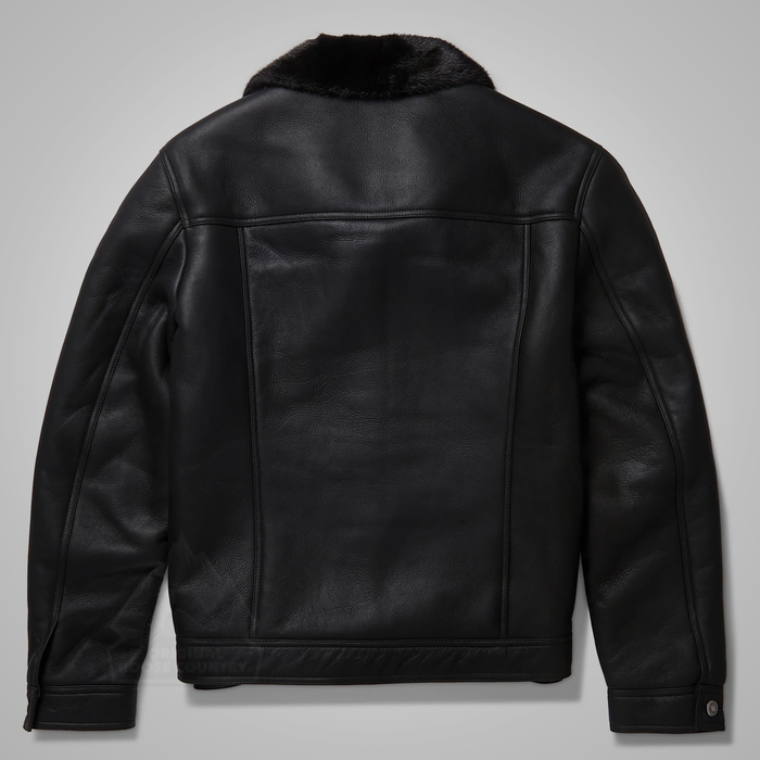 Best Shearling Leather Bomber Jacket & coat