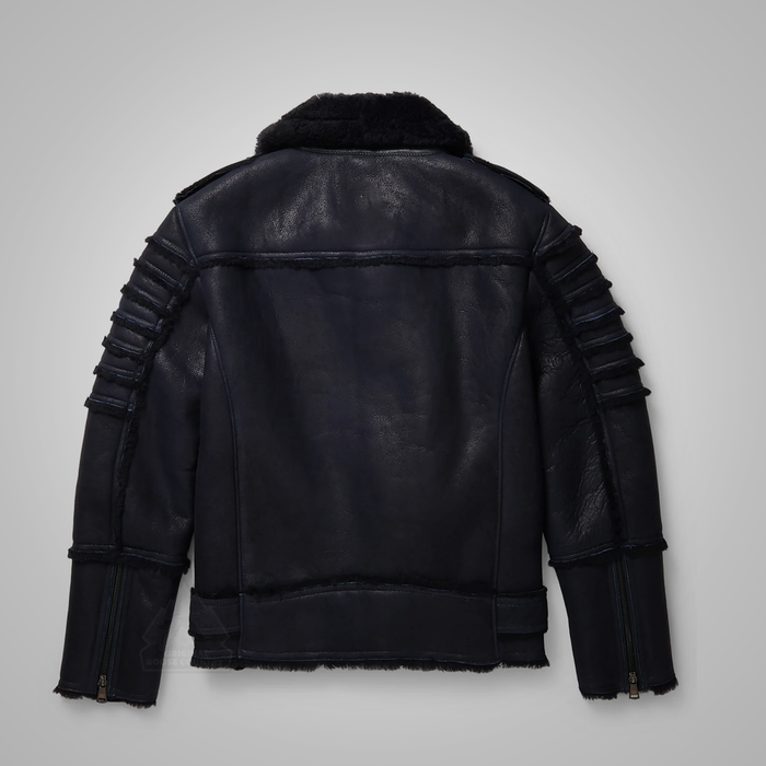 Best Shearling Leather Bomber Jacket & coat