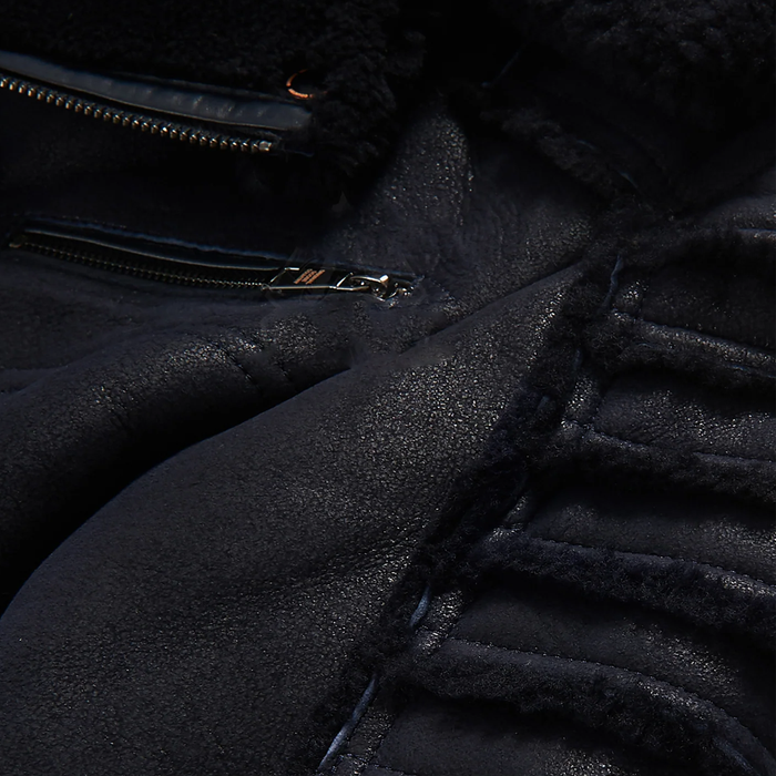 Best Shearling Leather Bomber Jacket & coat
