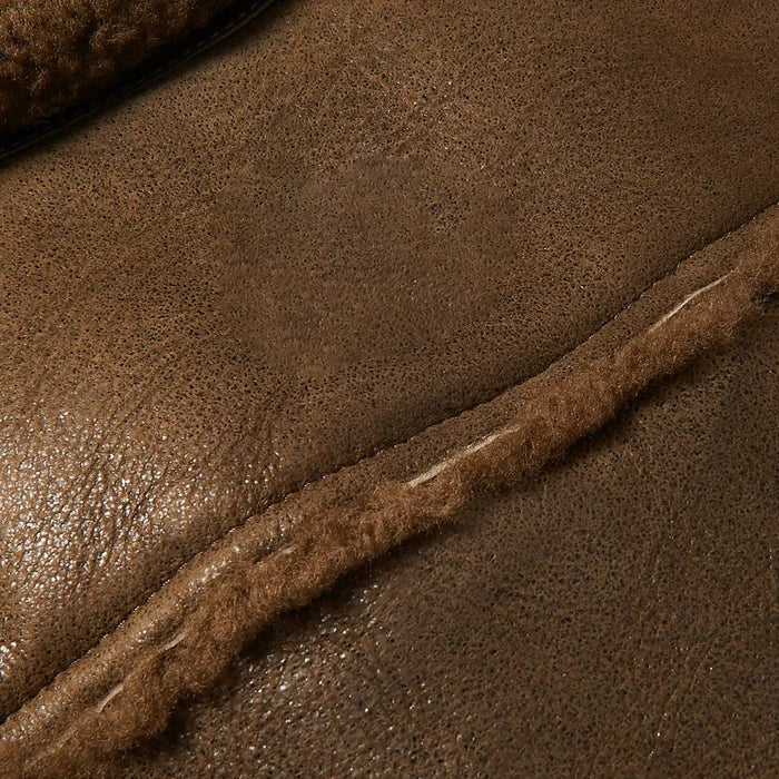 Best Shearling Leather Bomber Jacket & coat