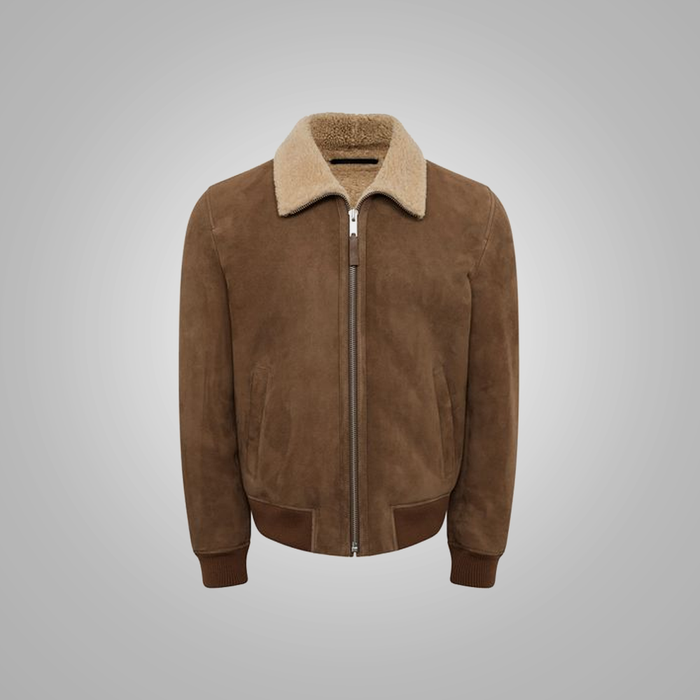 Best Shearling Leather Bomber Jacket & coat