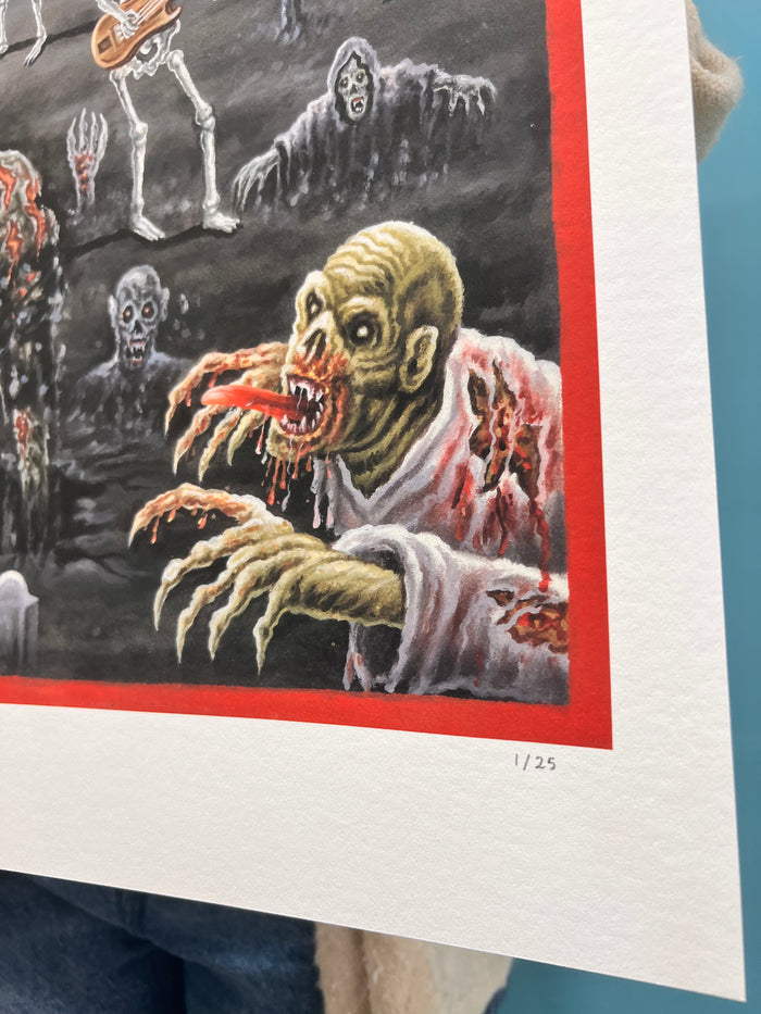 Nirvana - Limited Edition Archival Giclée Print from Static Medium by Mr. Nana Agyq