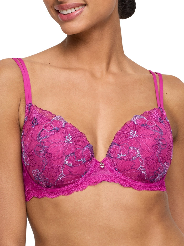 Noemy Padded Heartshape Bra - Fuchsia Fiesta