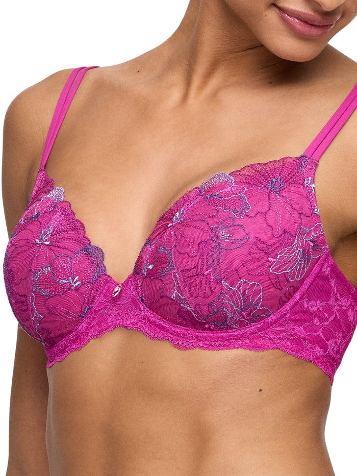 Noemy Padded Heartshape Bra - Fuchsia Fiesta