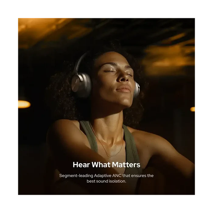 Noise Master Buds Max Wireless Headphone (Silver)