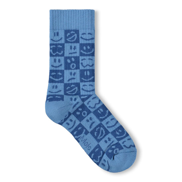 Norman 2pc Socks - Blue/White