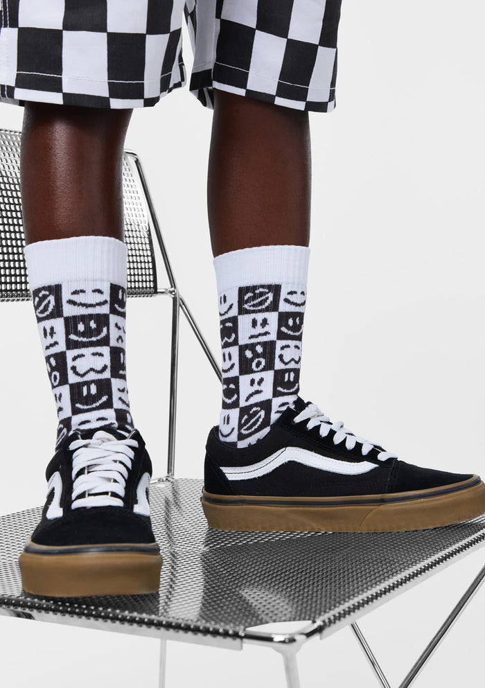 Norman 2pc Socks - Blue/White