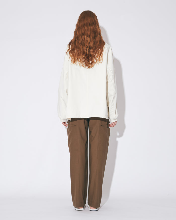 nylon shrink sweat  coach jacket