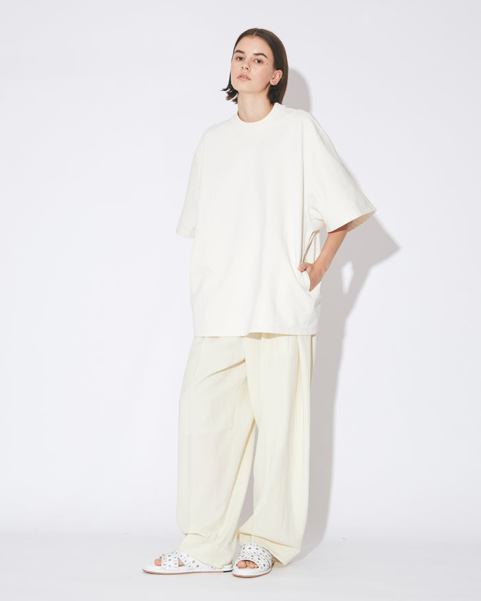 nylon shrink sweat  set in dolman top