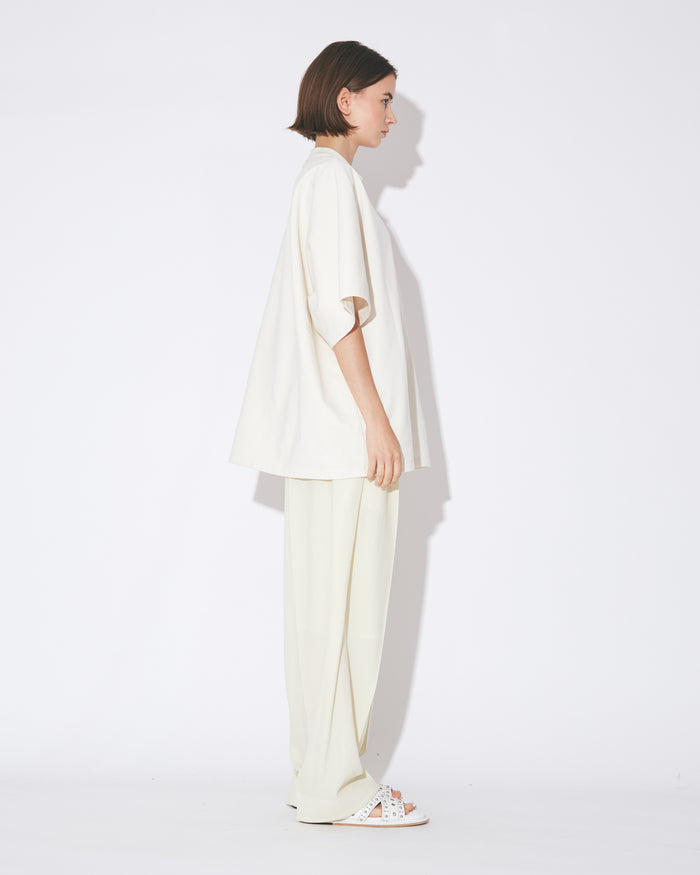 nylon shrink sweat  set in dolman top