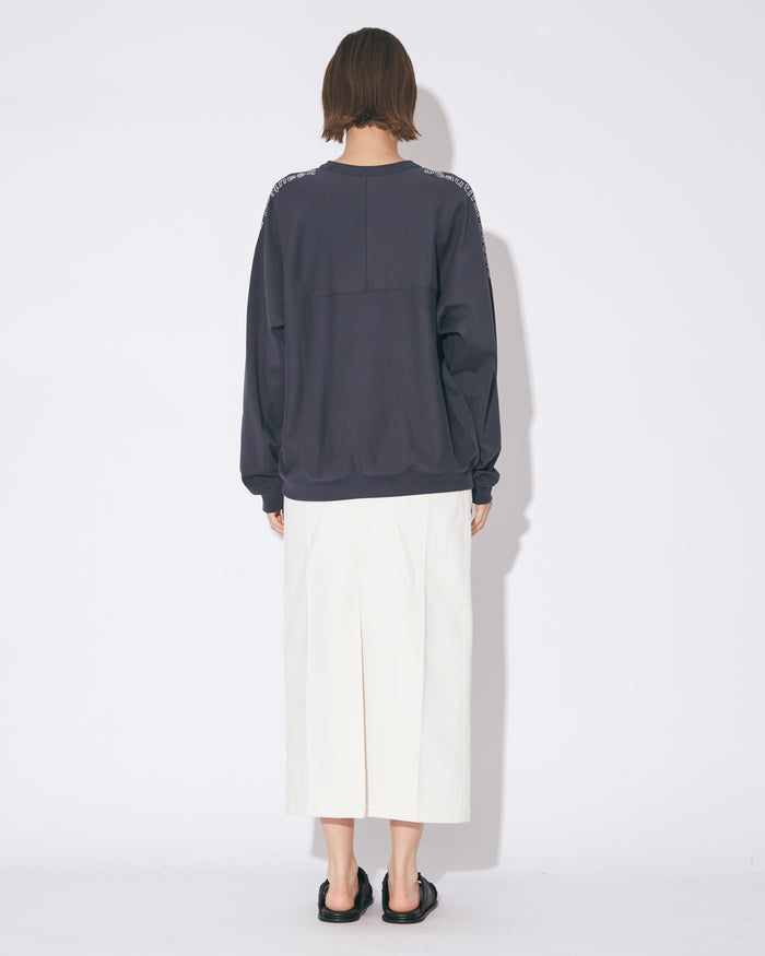 nylon shrink sweat straight sailor skirt