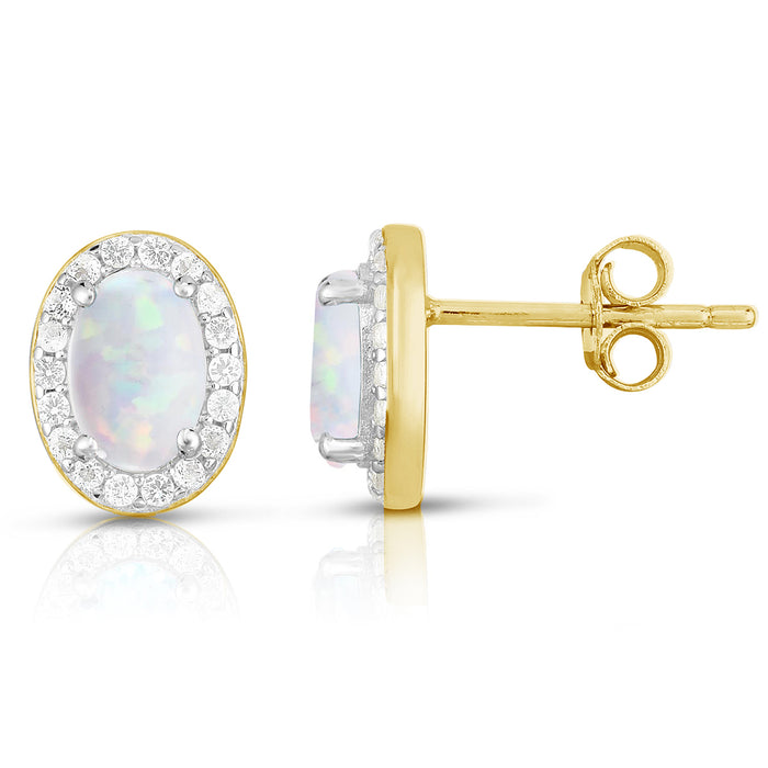 Opal Earrings
