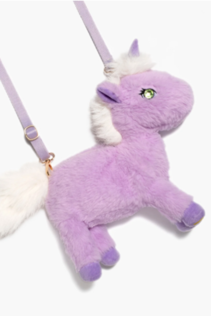 Opal Plush Unicorn Bag