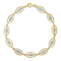 Organic Leaf Diamond Bracelet- Final Sale