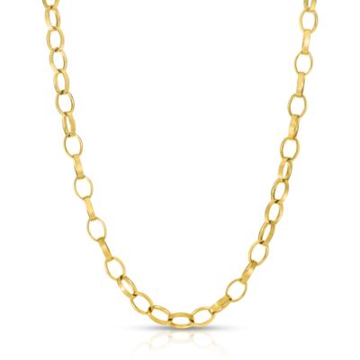 Oval Cable Link Necklace