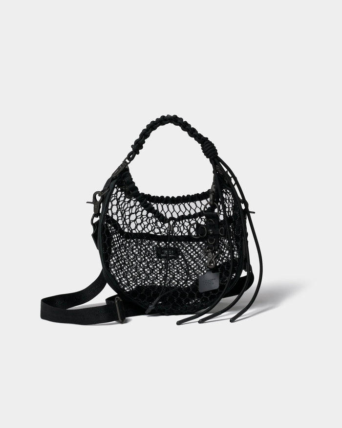 over engineering mini drawstring bag