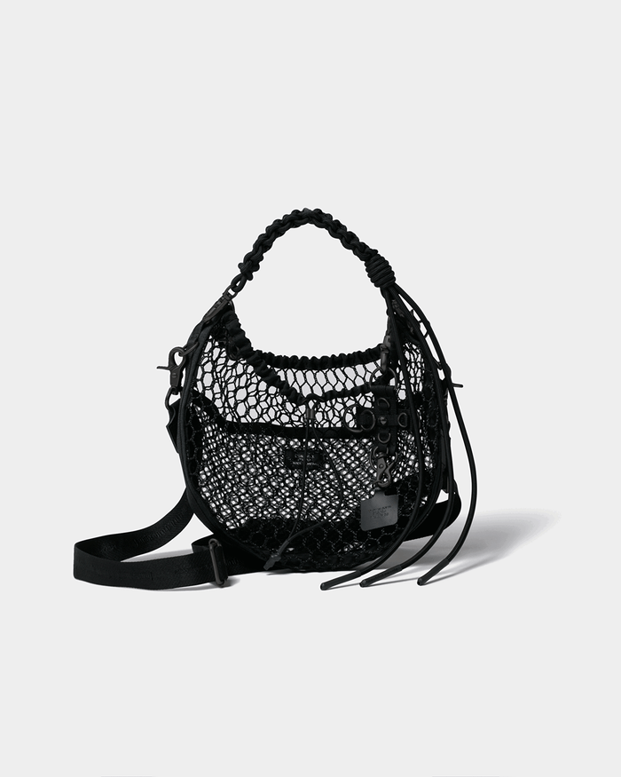 over engineering mini drawstring bag