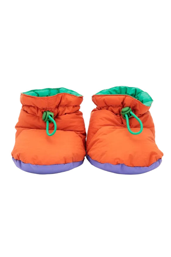 Red padded baby botties