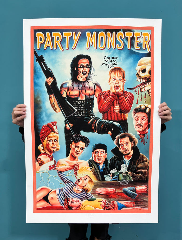 Party Monster - Limited Edition Archival Giclée Print from Static Medium by Heavy J