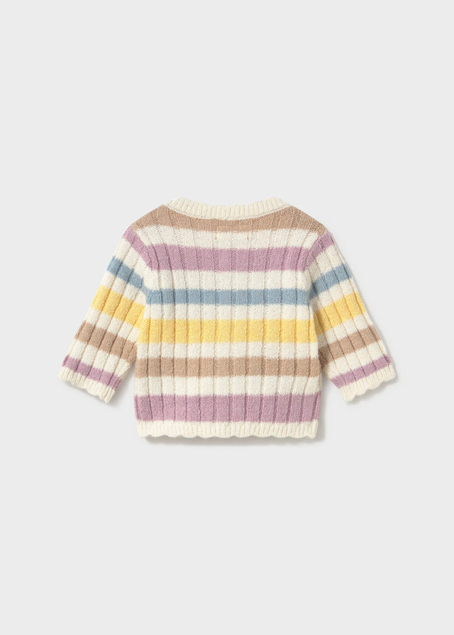 Pastel Stripes Baby Cardigan
