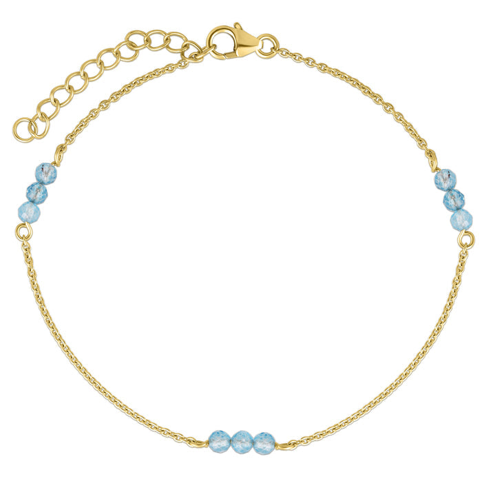 Pearl Bead Station Bracelet