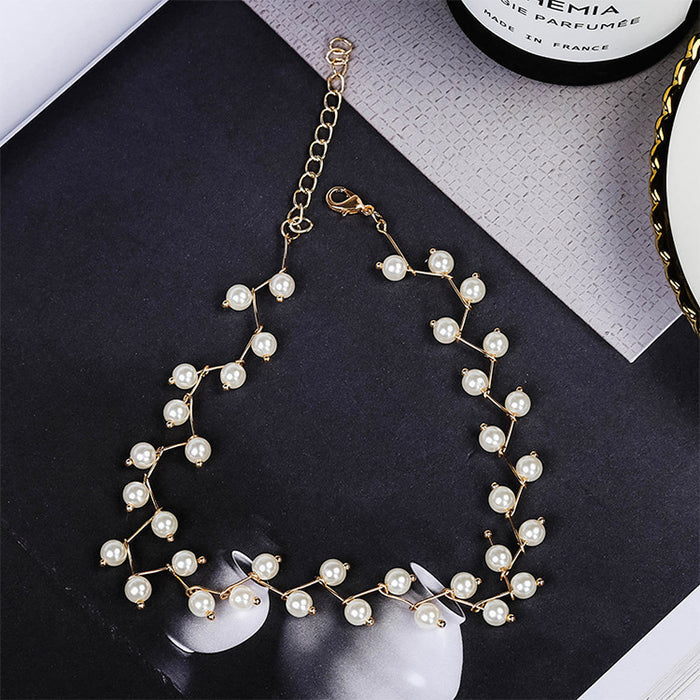 Pearl Collection Clavicle Necklace
