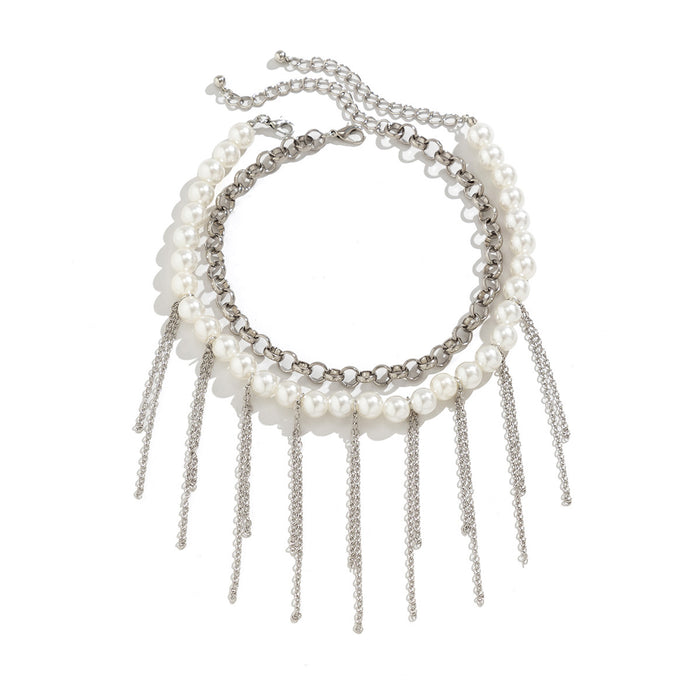 Pearl Collection Double-layer Retro Necklace