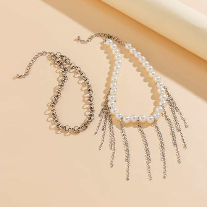 Pearl Collection Double-layer Retro Necklace