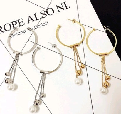 Pearl Collection Long Earring
