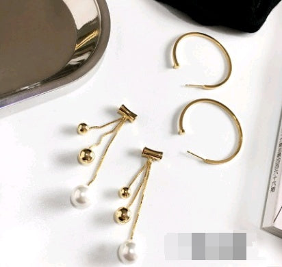 Pearl Collection Long Earring