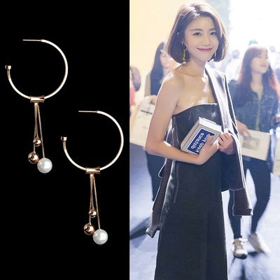 Pearl Collection Long Earring