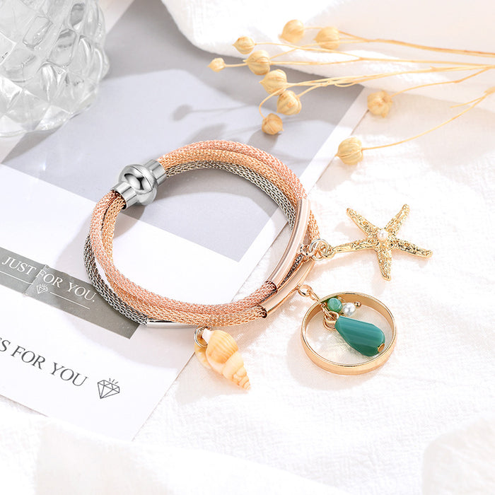 Pearl Conch Bracelet