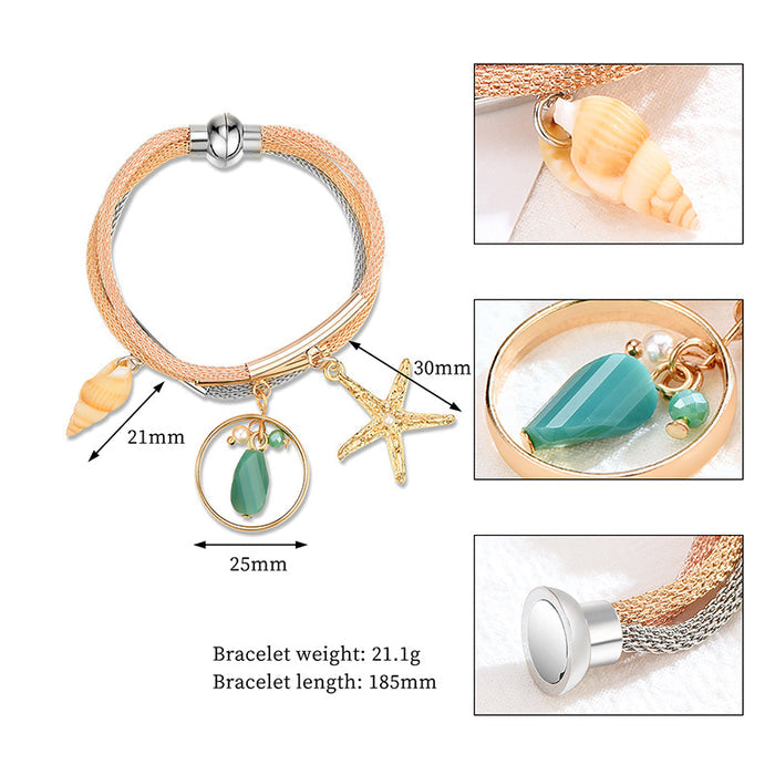 Pearl Conch Bracelet