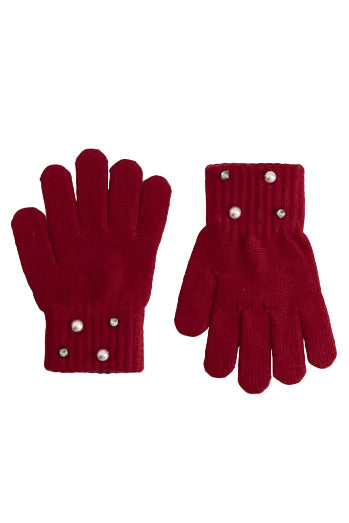 Pearl knit Gloves