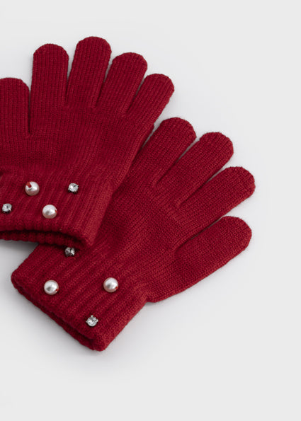 Pearl knit Gloves