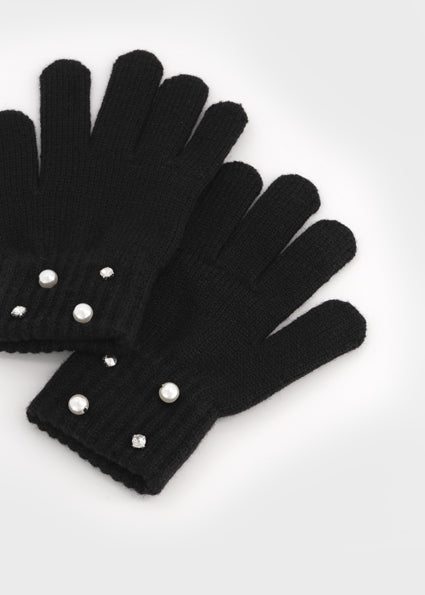 Pearl knit Gloves