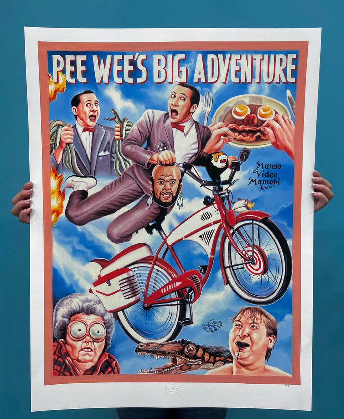 Pee-Wee’s Big Adventure - Archival Giclée Print from Static Medium by Heavy J (Artist’s Proof)