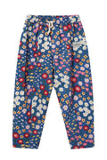 Floral-patterned pants on a white background