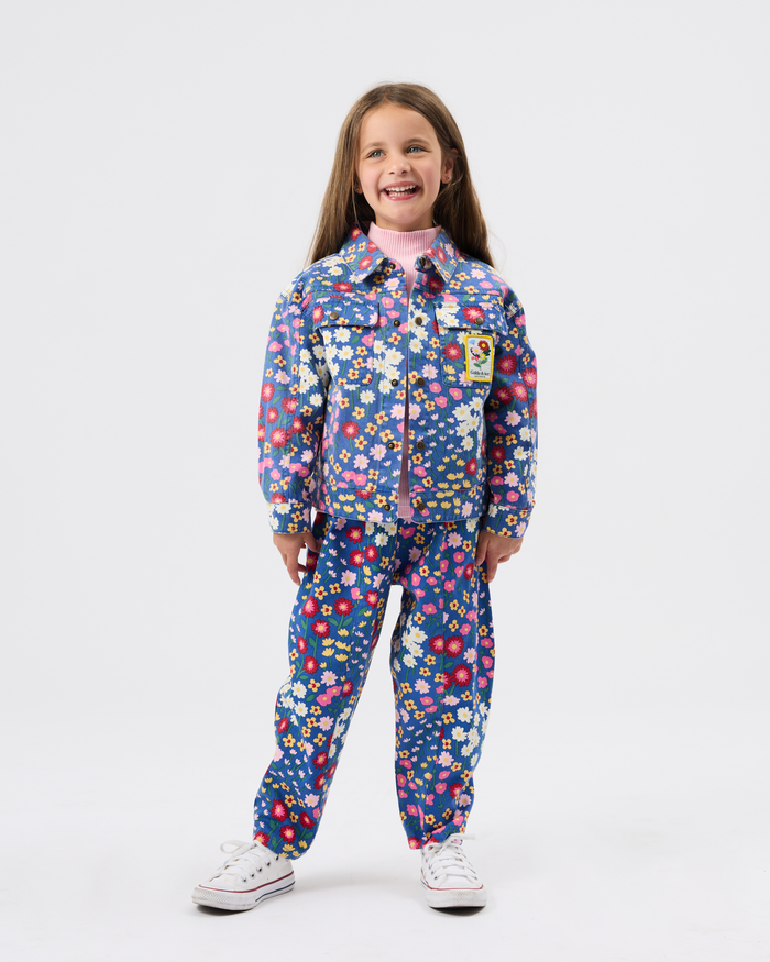 Peony Print Kit Pants