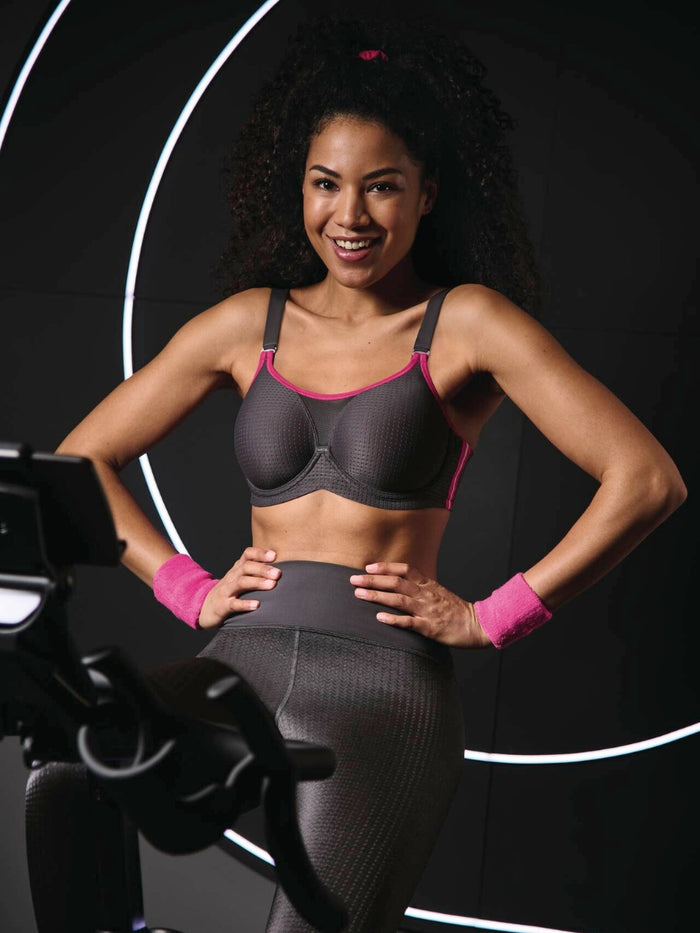 Performance WireX Sports Bra - Pink/Anthracite