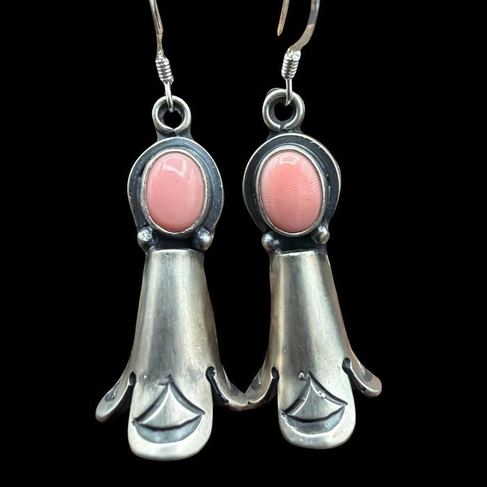 Pink Conch Petal Earrings - EITG6