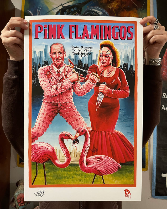 PINK FLAMINGOS (High Quality Print) - Heavy J
