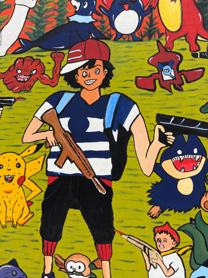 Pokemon - Limited Edition Archival Giclée Print from Static Medium by Magasco