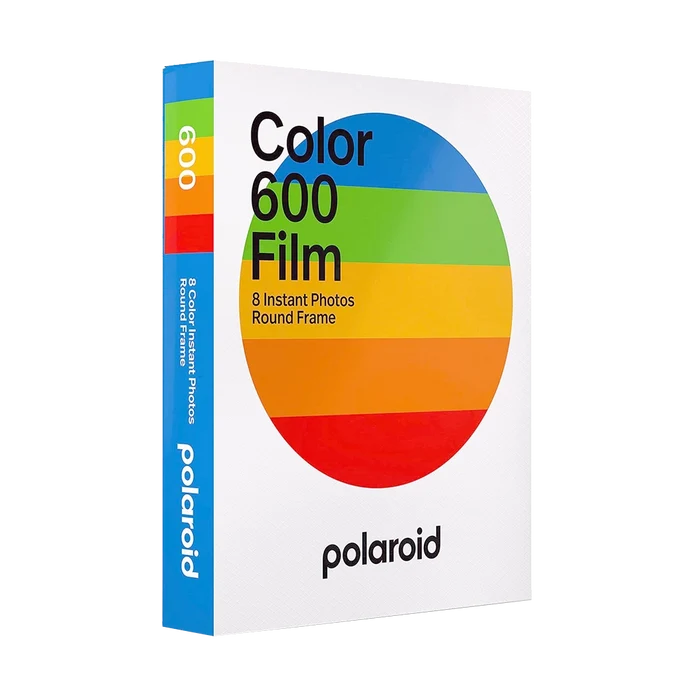 Polaroid Color 600 Instant Film Round Frames (8 Exposures)