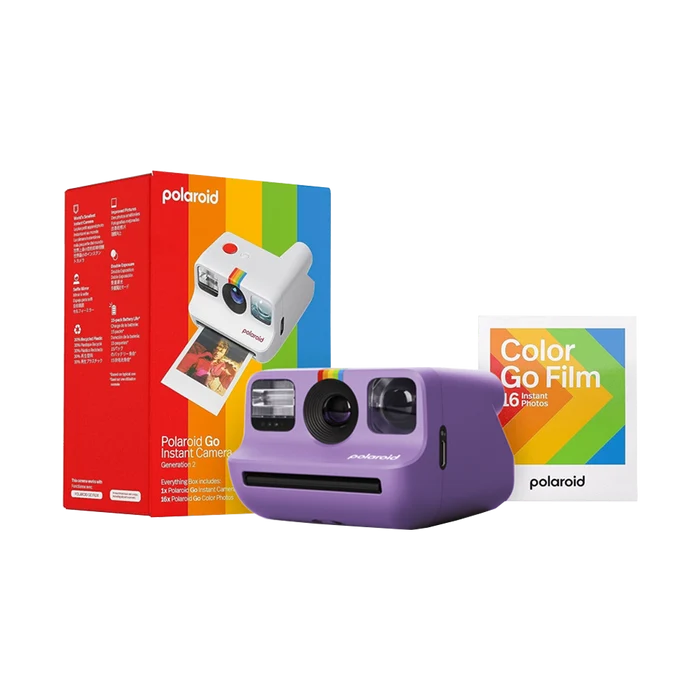 Polaroid Go Generation 2 Instant Film Camera Everything Box (Purple)