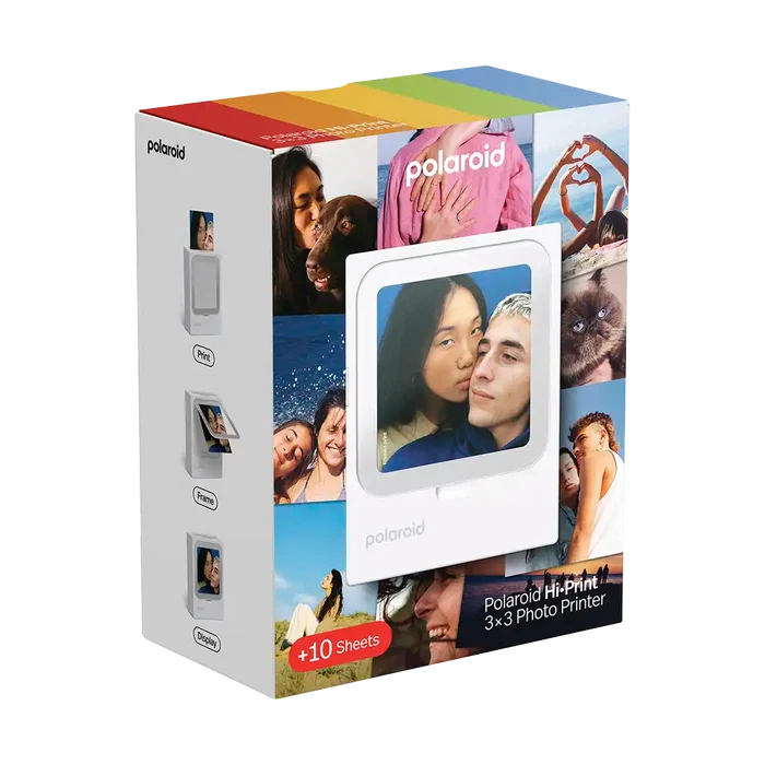Polaroid Hi-Print 3x3 Pocket Photo Printer with 10 Sheets of Paper