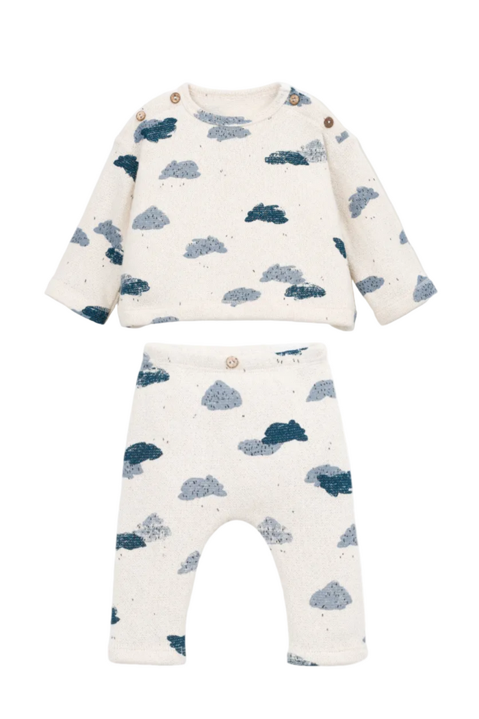 cloud print set for baby