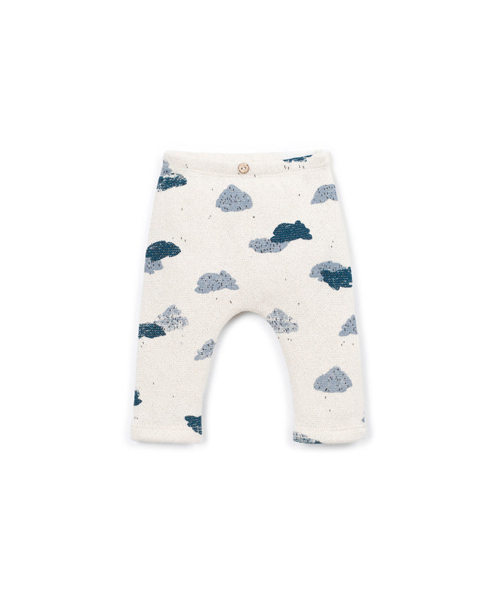 cloud print leggings