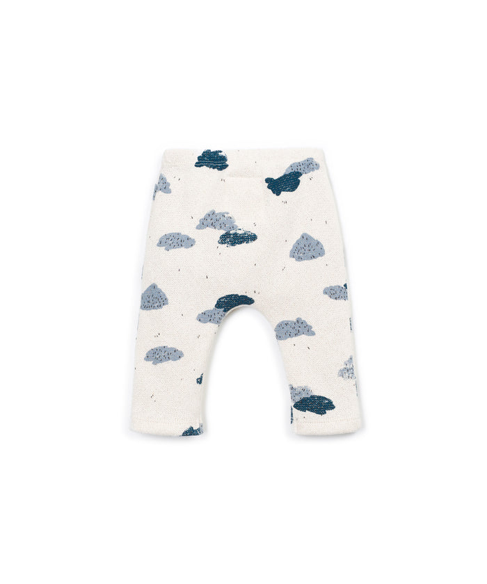 cloud print leggings